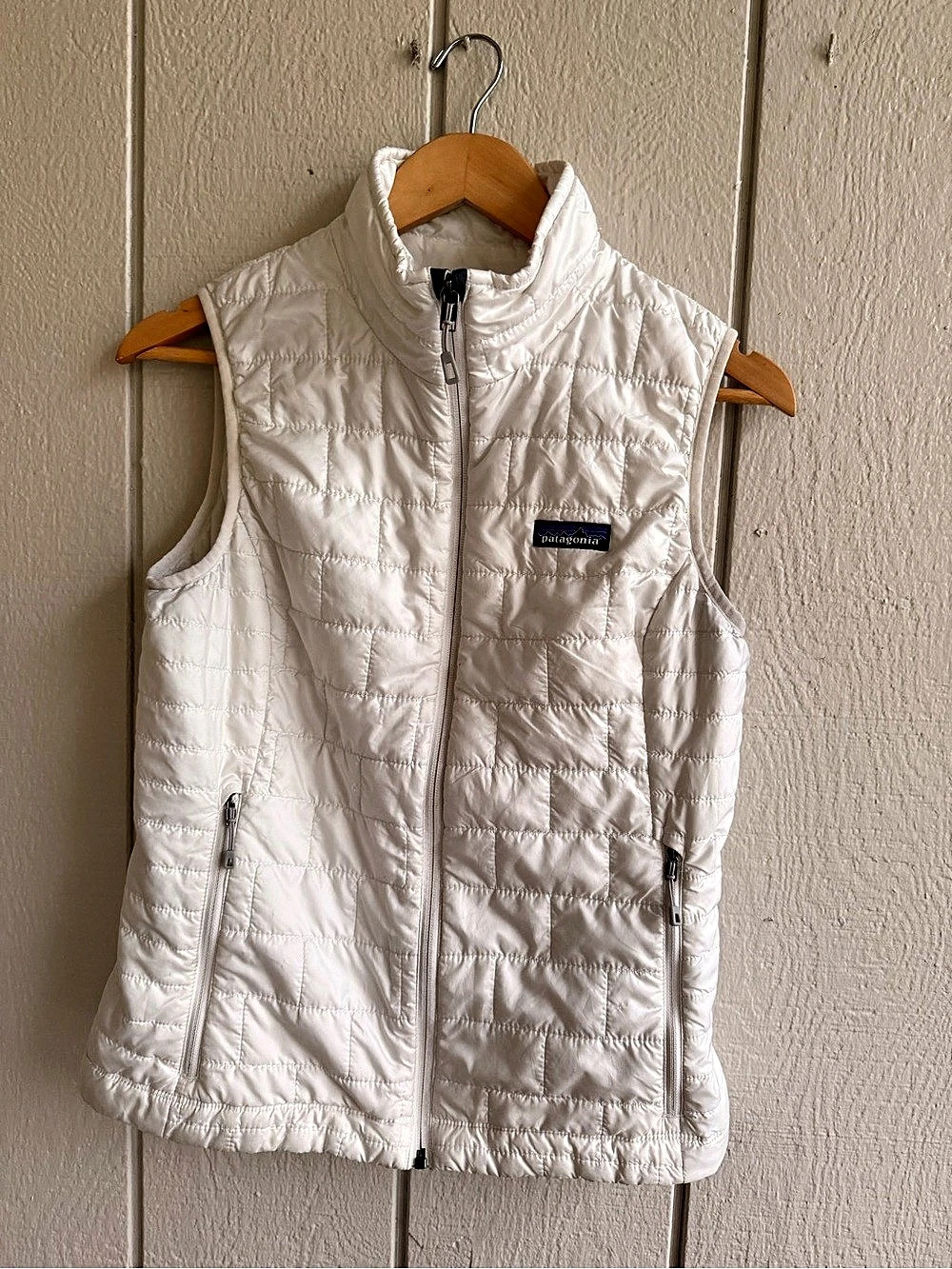 Patagonia Women’s Nano Puff Vest White Size S PrimaLoft